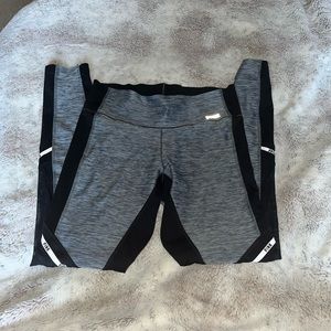 PINK leggings grey and black